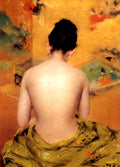 William Merritt Chase Back Of A Nude 02 1888 Fine Art Print