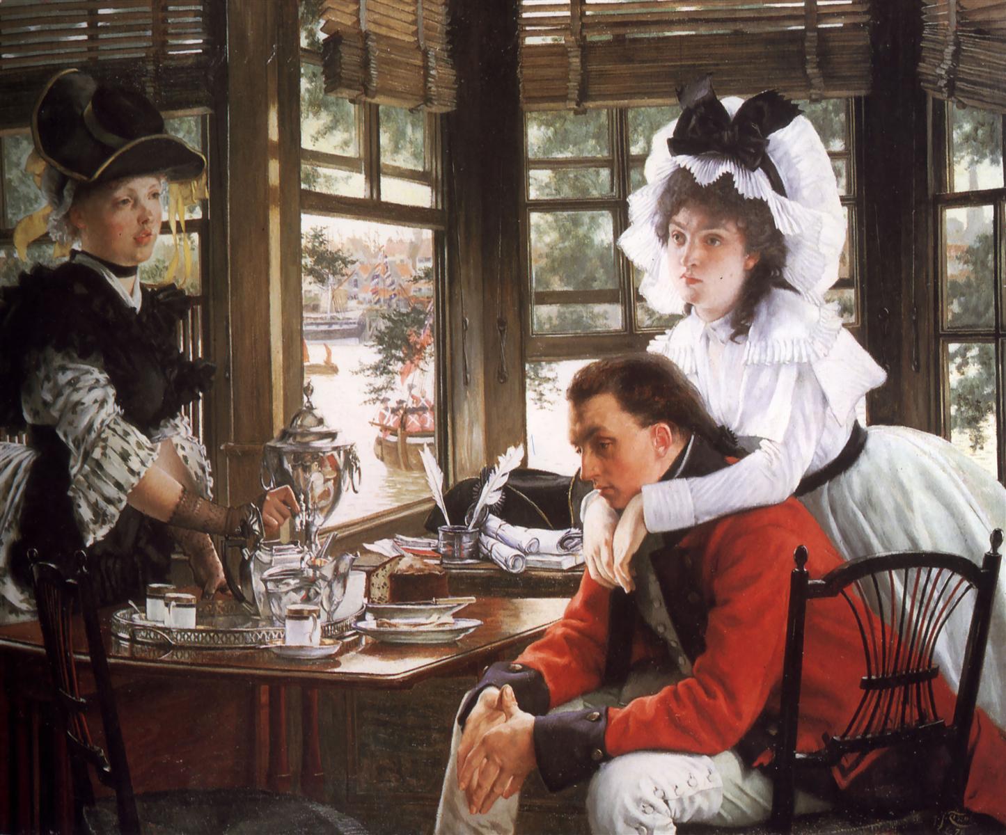 James Tissot Bad News 1872 Fine Art Print
