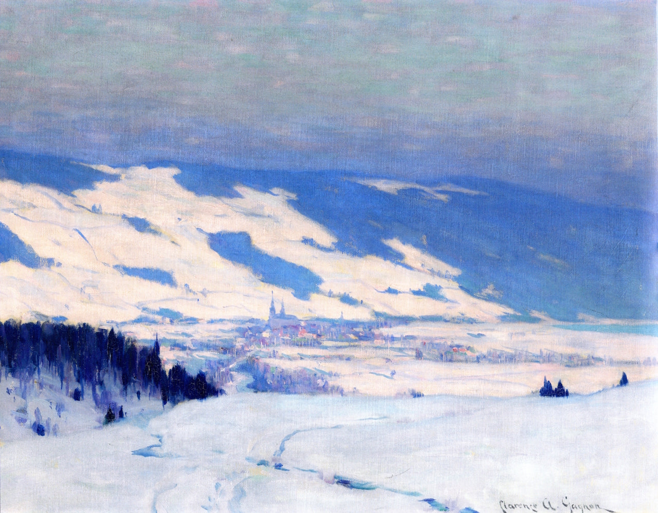 Clarence Gagnon Baie-Saint-Paul 1917 Fine Art Print