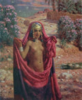 Nasreddine Dinet Bather by Moonlight 1902 Fine Art Print