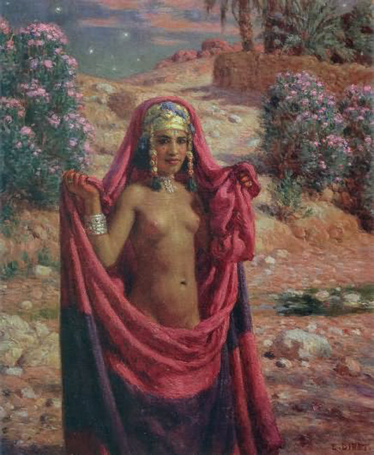 Nasreddine Dinet Bather by Moonlight 1902 Fine Art Print