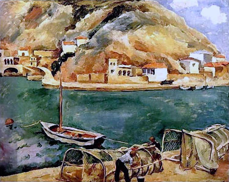 Pyotr Konchalovsky Balaklava. Fishing Nets. 1929 Fine Art Print