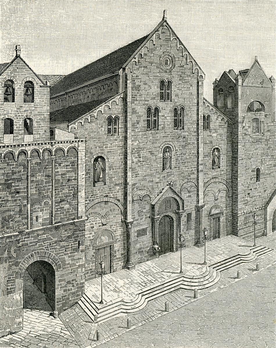 Giuseppe Barberis Basilica Di San Nicola 1898 Fine Art Print