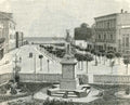 Giuseppe Barberis Piazza Della Prefettura E Monumento a Nicolò Piccinni 1898 Fine Art Print