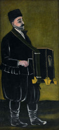 Niko Pirosmani Barrel Organ Player 1910 Fine Art Print