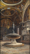 Antonietta Brandeis Battistero Di San Marco 1910 Fine Art Print