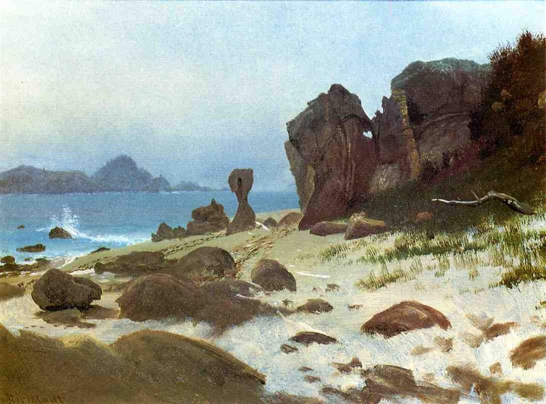 Albert Bierstadt Bay of Monterey 1850 Fine Art Print