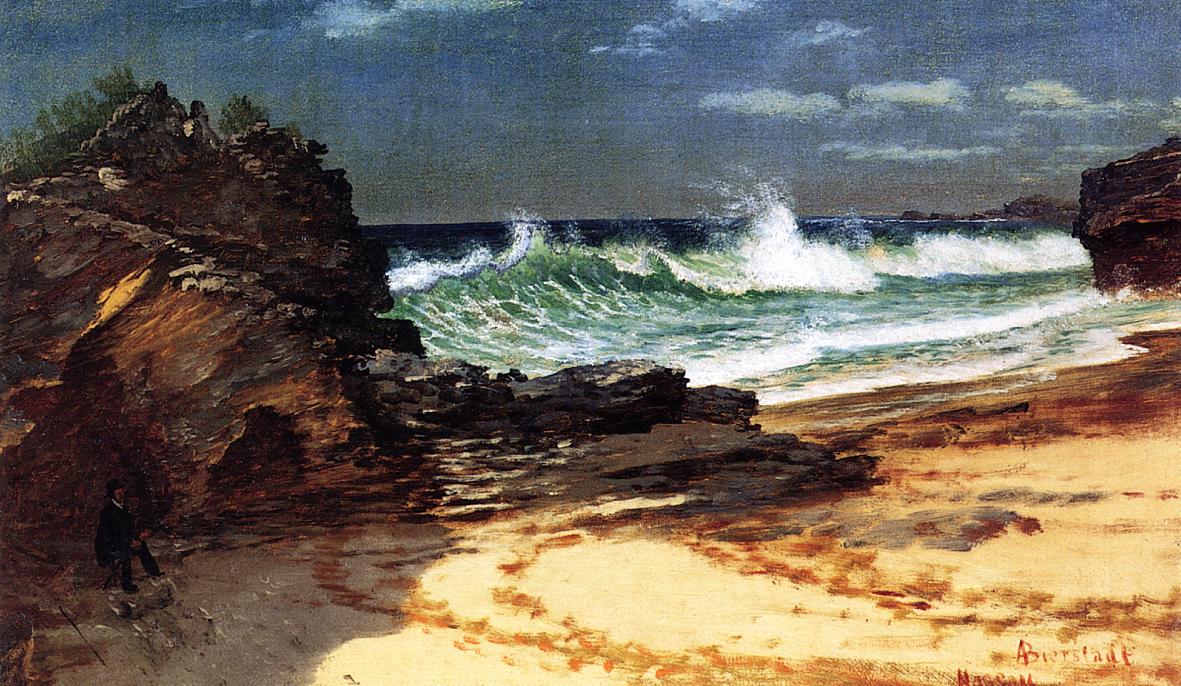 Albert Bierstadt Beach at Nassau 1873 Fine Art Print