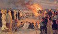 Peder Severin Kroyer Beach at Skagen 1903 Fine Art Print
