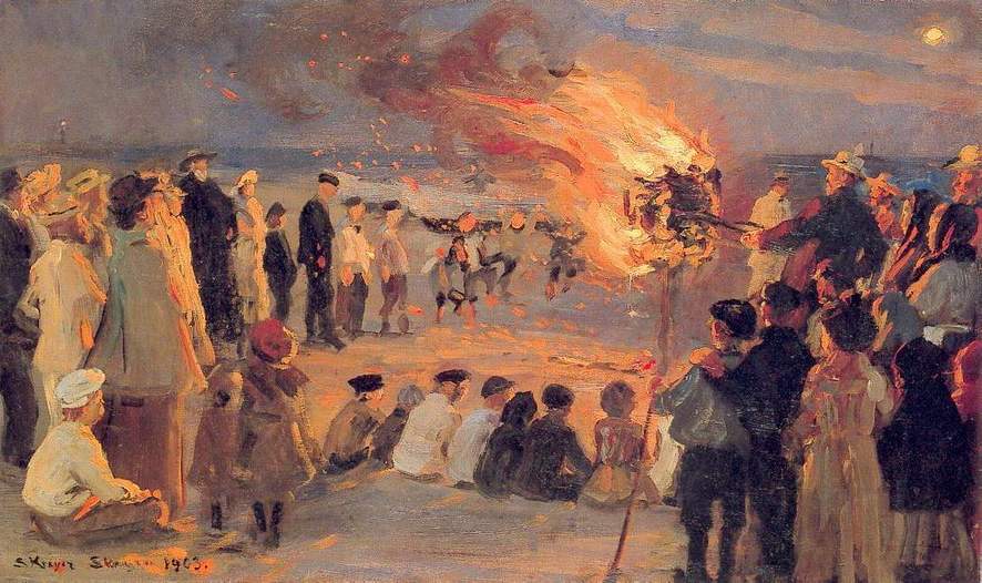 Peder Severin Kroyer Beach at Skagen 1903 Fine Art Print