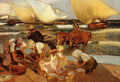 Joaquín Sorolla Beach at Valencia 1908 Fine Art Print