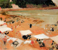 Joaquín Sorolla Beach at Zarauz 1910 Fine Art Print