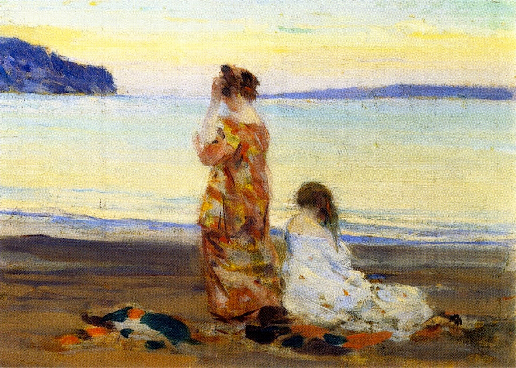 Clarence Gagnon Beach Scene, Baie-Saint-Paul 1909 Fine Art Print