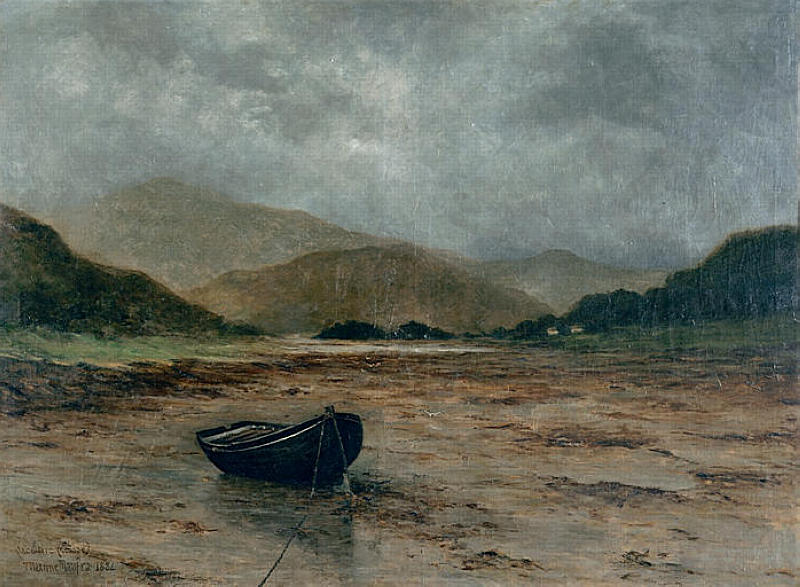Maxime Maufra Beached Boat 1882 Fine Art Print