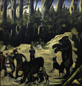 Niko Pirosmani Bear hunting 1917 Fine Art Print