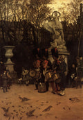 James Tissot Beating the Retreat in the Tuileries Gardens 1867 Fine Art Print