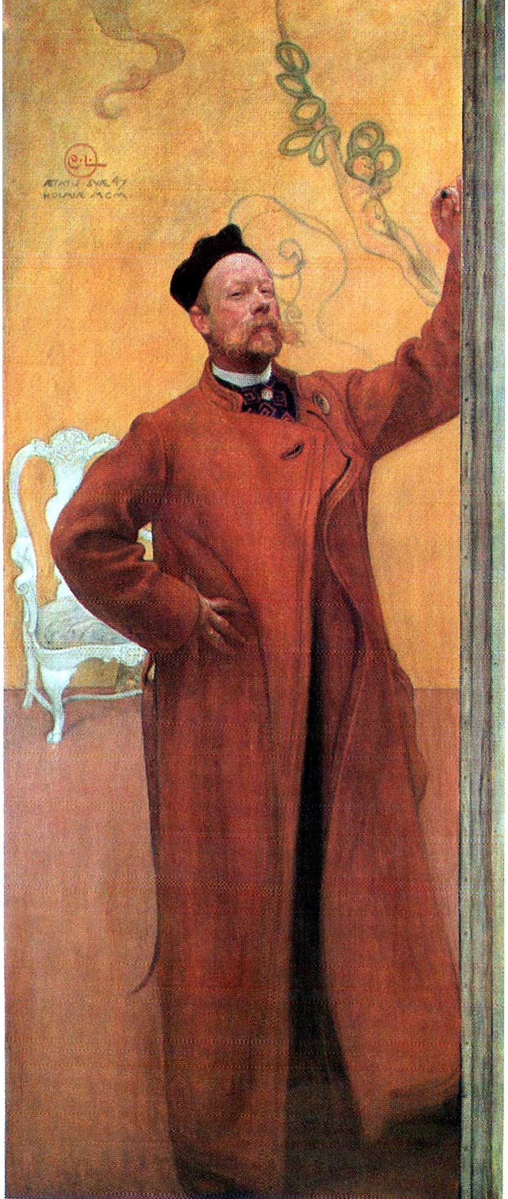 Carl Larsson Before the Mirror 1900 Fine Art Print