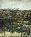 Maurice Utrillo Benches at Montmagny 1906 Fine Art Print