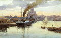 Albert Benois Port 1895 Fine Art Print