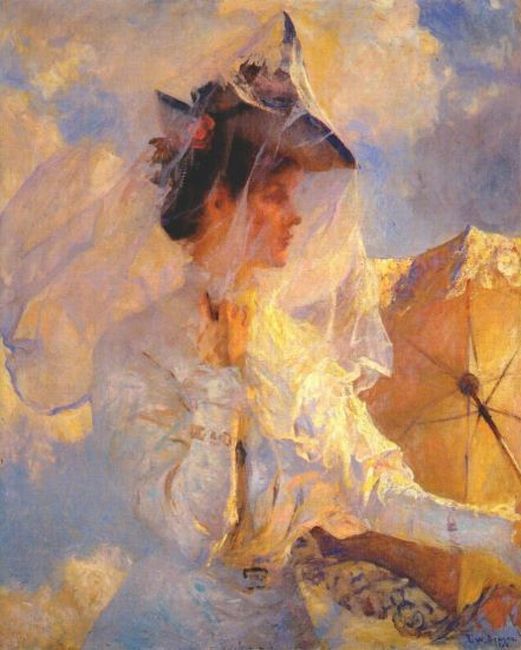 Frank W. Benson Against the Sky 1910 Fine Art Print
