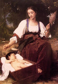 William-Adolphe Bouguereau Berceuse 1875 Fine Art Print