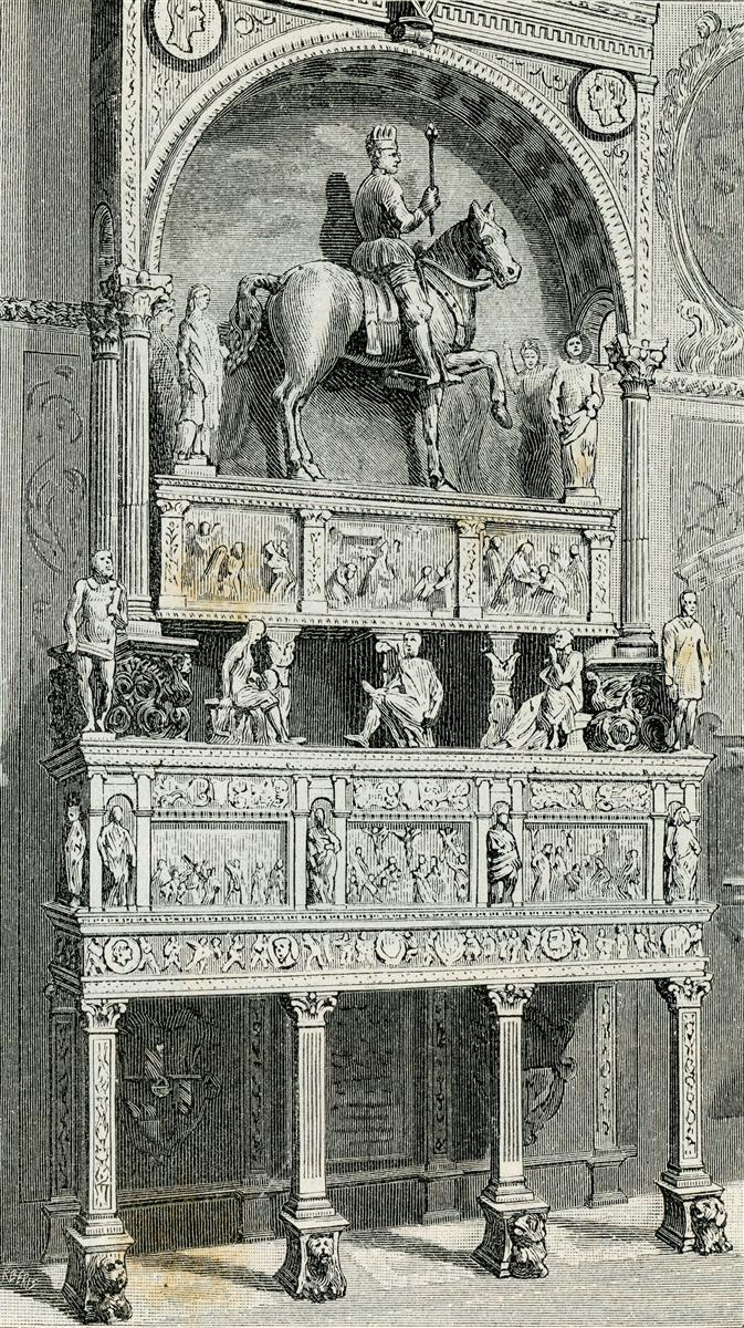 Giuseppe Barberis Mausoleo Colleoni, Nella Cappella Omonima 1898 Fine Art Print
