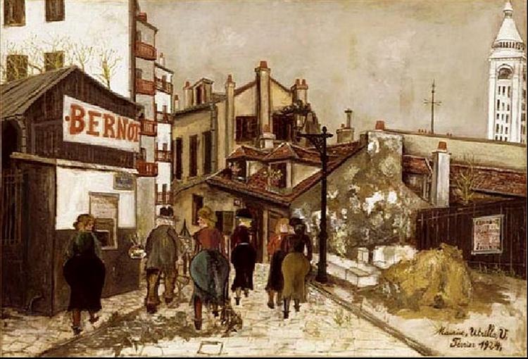 Maurice Utrillo Bernot House 1924 Fine Art Print