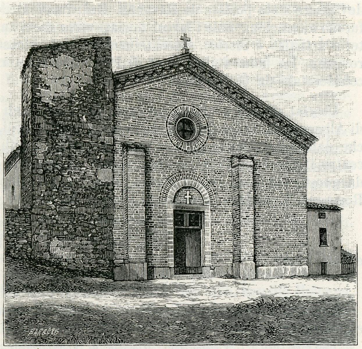 Giuseppe Barberis Chiesa Di Polenta, Prima Del Restauro, 1900 Fine Art Print