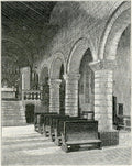 Giuseppe Barberis Interno Della Chiesa Di Polenta 1900 Fine Art Print