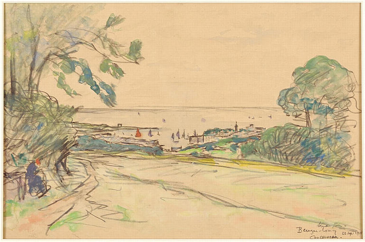 Maxime Maufra Beuzec-Concq in Concarneau 1911 Fine Art Print