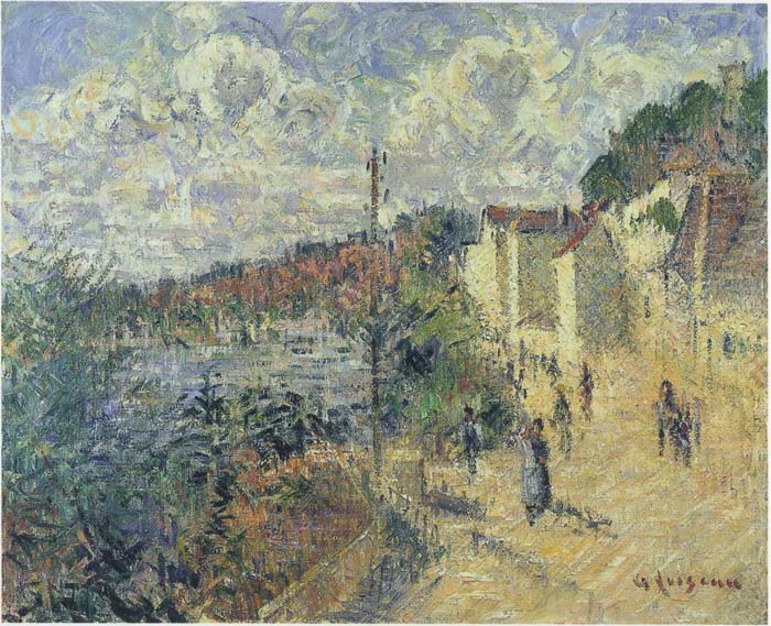 Gustave Loiseau Beynac Quay at Bordeaux 1926 Fine Art Print