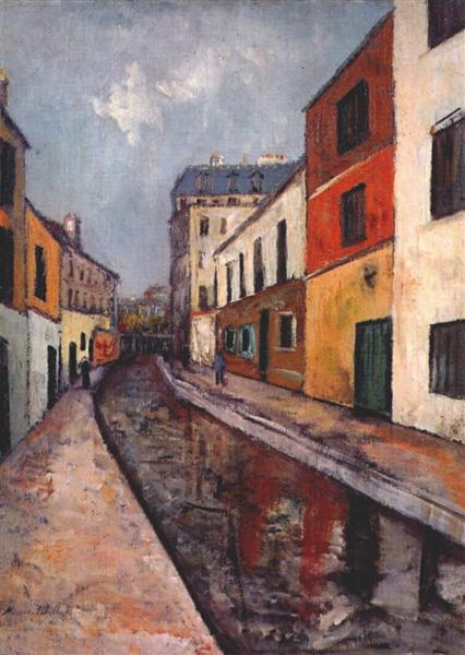 Maurice Utrillo Bievre 1921 Fine Art Print