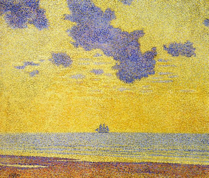 Theo van Rysselberghe Big Clouds 1893 Fine Art Print