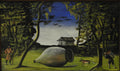 Niko Pirosmani Big Marani in the Forest 1912 Fine Art Print