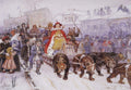 Vasily Surikov Big Masquerade in 1772 on the Streets of Moscow with the Participation of Peter I and Princer I. F. Romodanovsky 1900 Fine Art Print