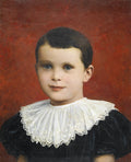 Albrecht Anker Portrait of the young de Bros 1898 Fine Art Print