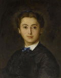 Albrecht Anker Portrait of Therese von Wyttenbach-von Fischer 1869 Fine Art Print