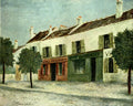 Maurice Utrillo Bistros in a Suburb 1910 Fine Art Print