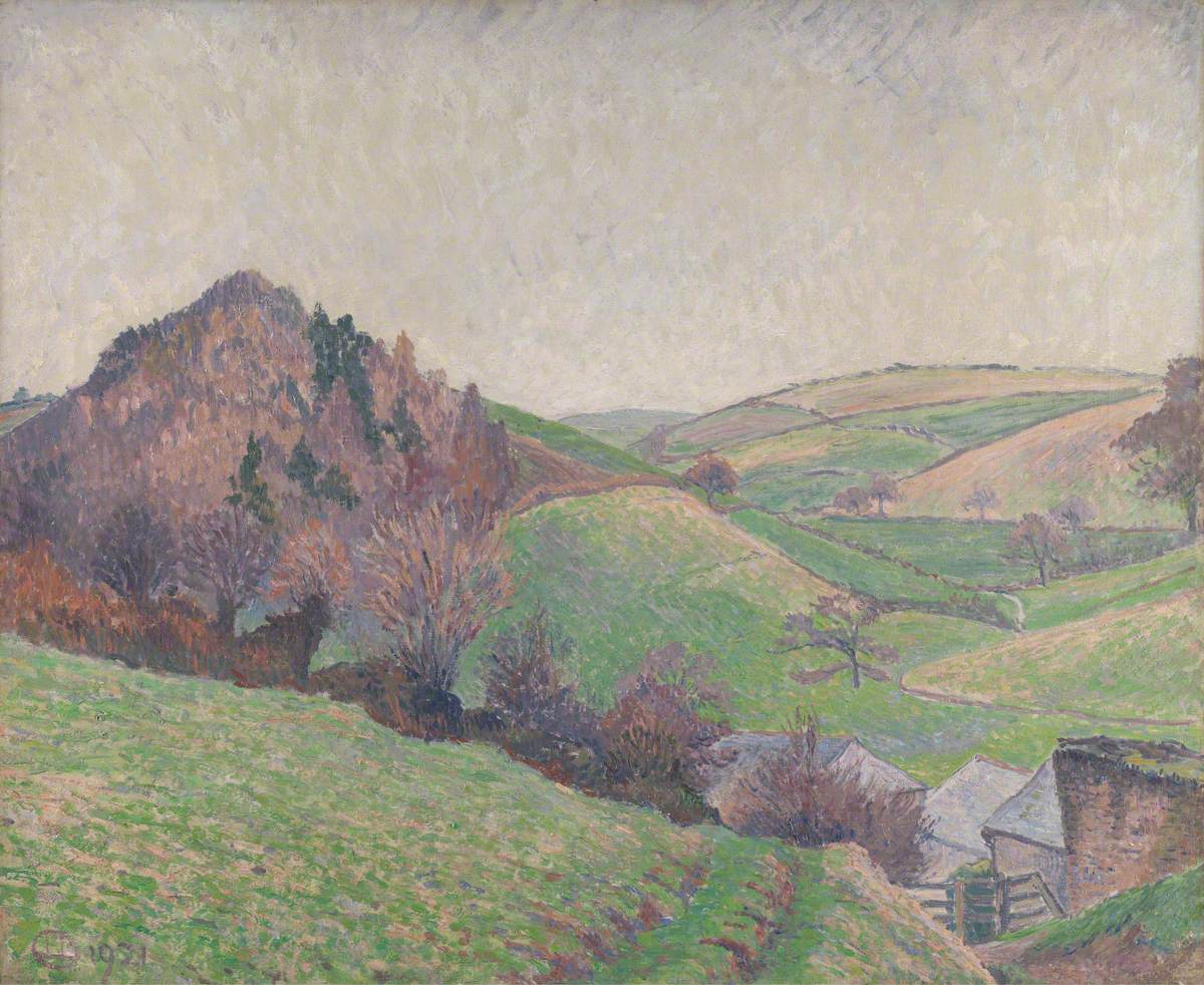 Lucien Pissarro Blackpool Vale, Devon 1921 Fine Art Print