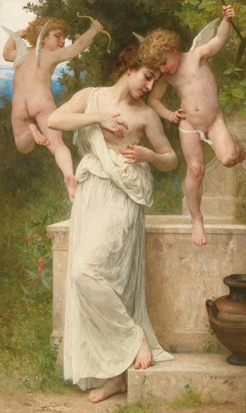 William-Adolphe Bouguereau Wounds of Love 1897 Fine Art Print