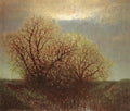 Laszlo Mednyanszky Blossoming Trees 1900 Fine Art Print