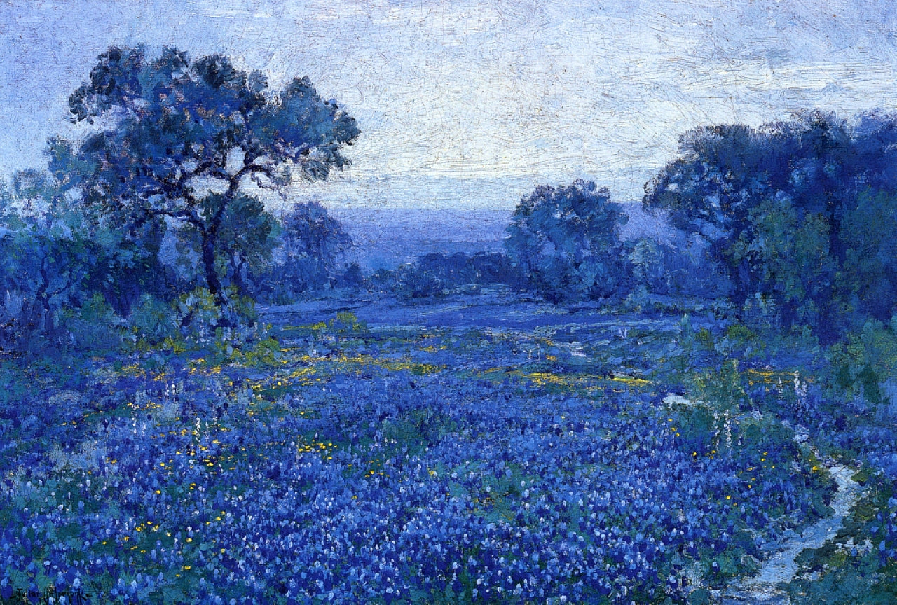 Robert Julian Onderdonk Bluebonnet Scene 1921 Fine Art Print