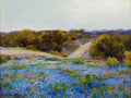 Robert Julian Onderdonk Bluebonnets at Late Afternoon 1915 Fine Art Print