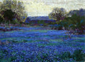 Robert Julian Onderdonk Bluebonnets on a Grey Day 1922 Fine Art Print