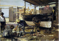 Joaquín Sorolla Boat Builders 1894 Fine Art Print