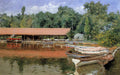 William Merritt Chase Boat House, Prospect Park (aka Boats on the Lake, Prospect Park) 1887 Fine Art Print