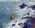 Henri Martin Boat near Cliffs 1902 Fine Art Print