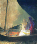 Odilon Redon Boat with Two Figures 1902 Fine Art Print