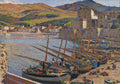 Henri Martin Boats at Collioure 1928 Fine Art Print