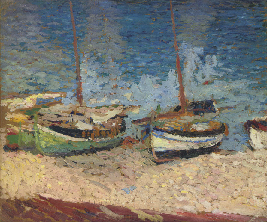 Henri Martin Boats in Port Collioure #3 1902 Fine Art Print